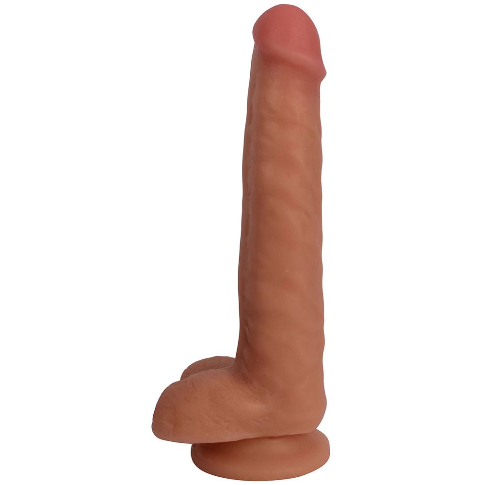 Thinz 8" Slim Dong W/Balls Vanilla