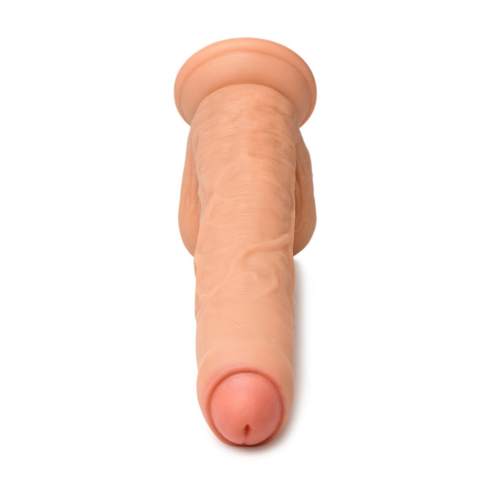 Thinz 8" Uncut Dildo With Balls Light