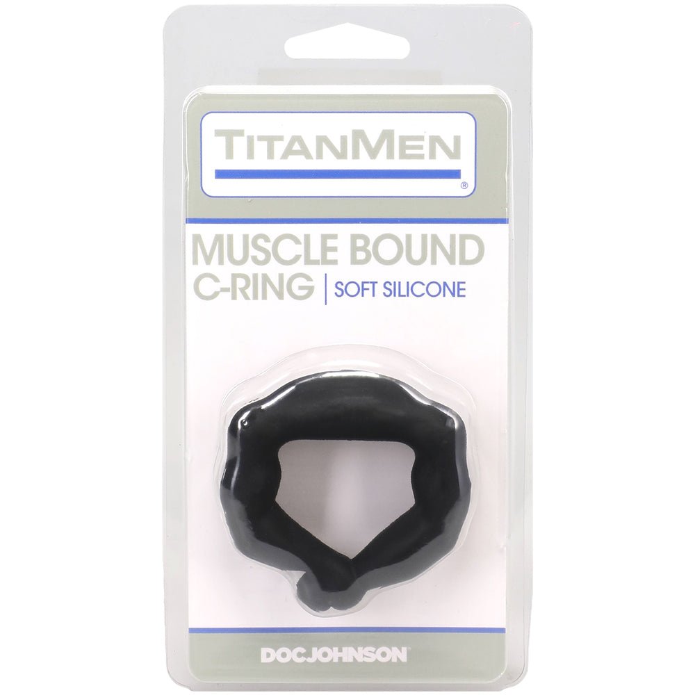Titanmen Muscle Bound Cock Ring 32mm Black