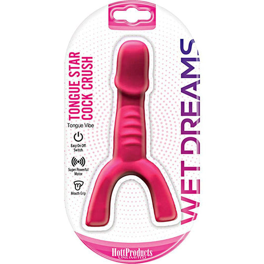 Tongue Star Cock Crush Tongue Vibe Pink - Temptations