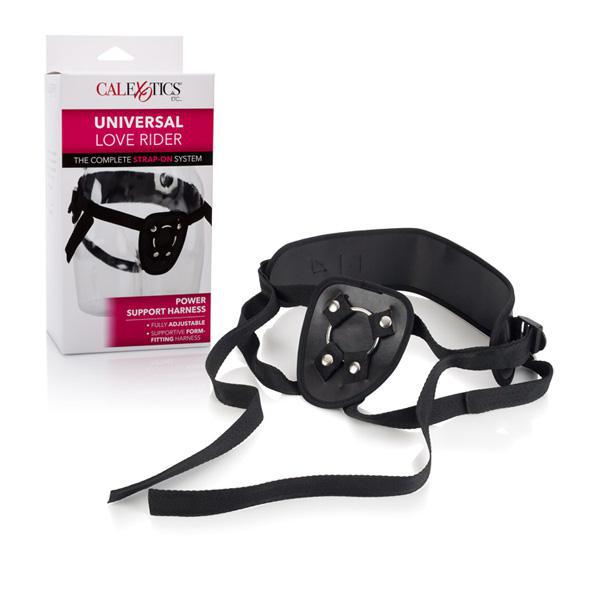 Universal Love Rider Power Support Harness Black - Temptations