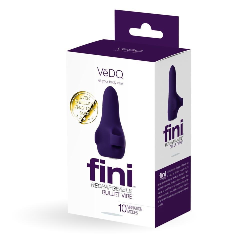 Vedo Fini Rechargeable Bullet Vibe Purple - Temptations