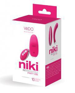 VEDO NIKI RECHARGEABLE PANTY VIBE FOXY PINK - Temptations