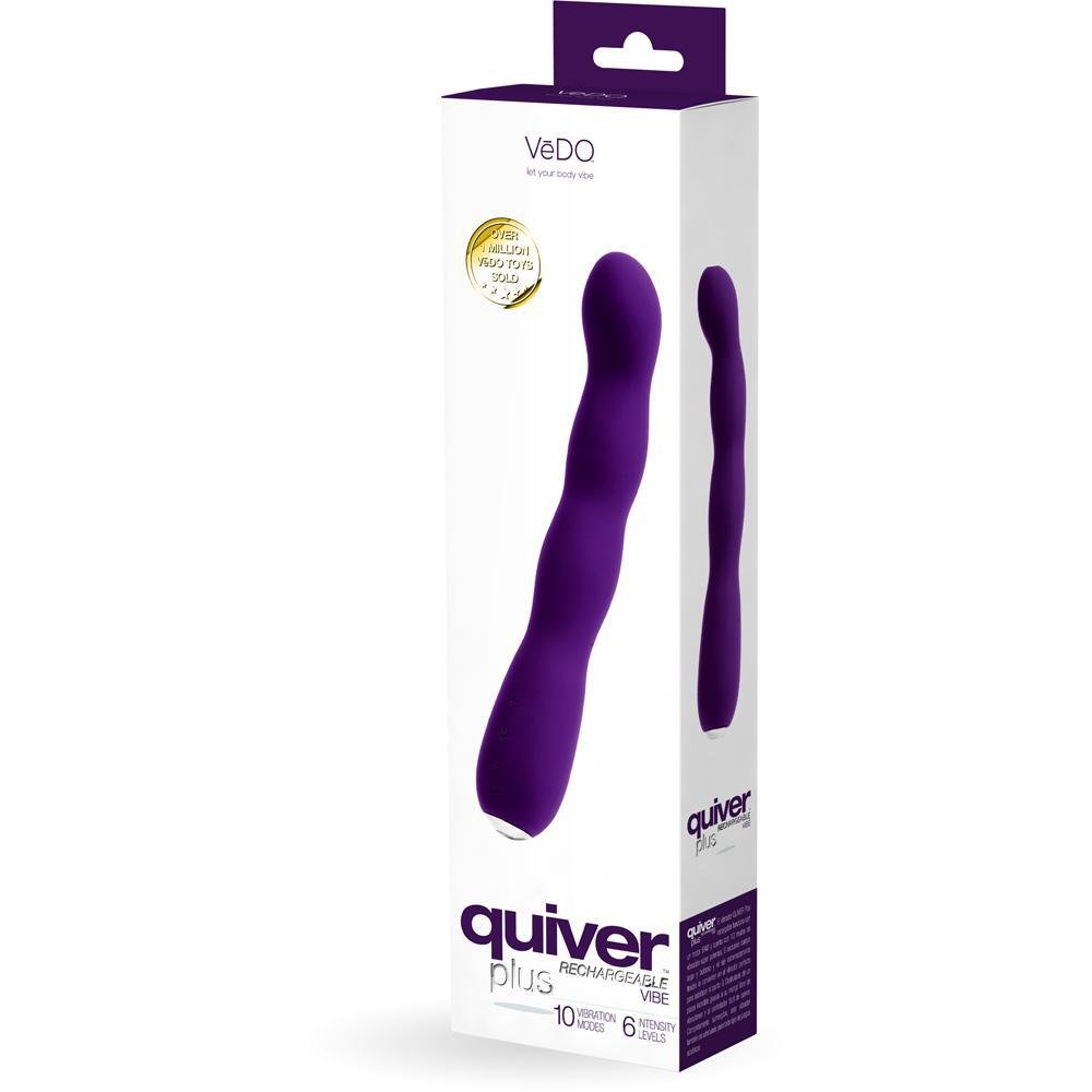 VEDO QUIVER PLUS RECHARGEABLE VIBE DEEP PURPLE - Temptations