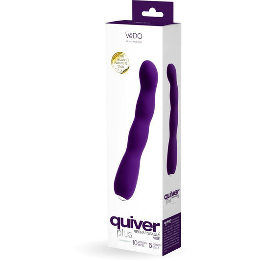 VEDO QUIVER PLUS RECHARGEABLE VIBE DEEP PURPLE - Temptations