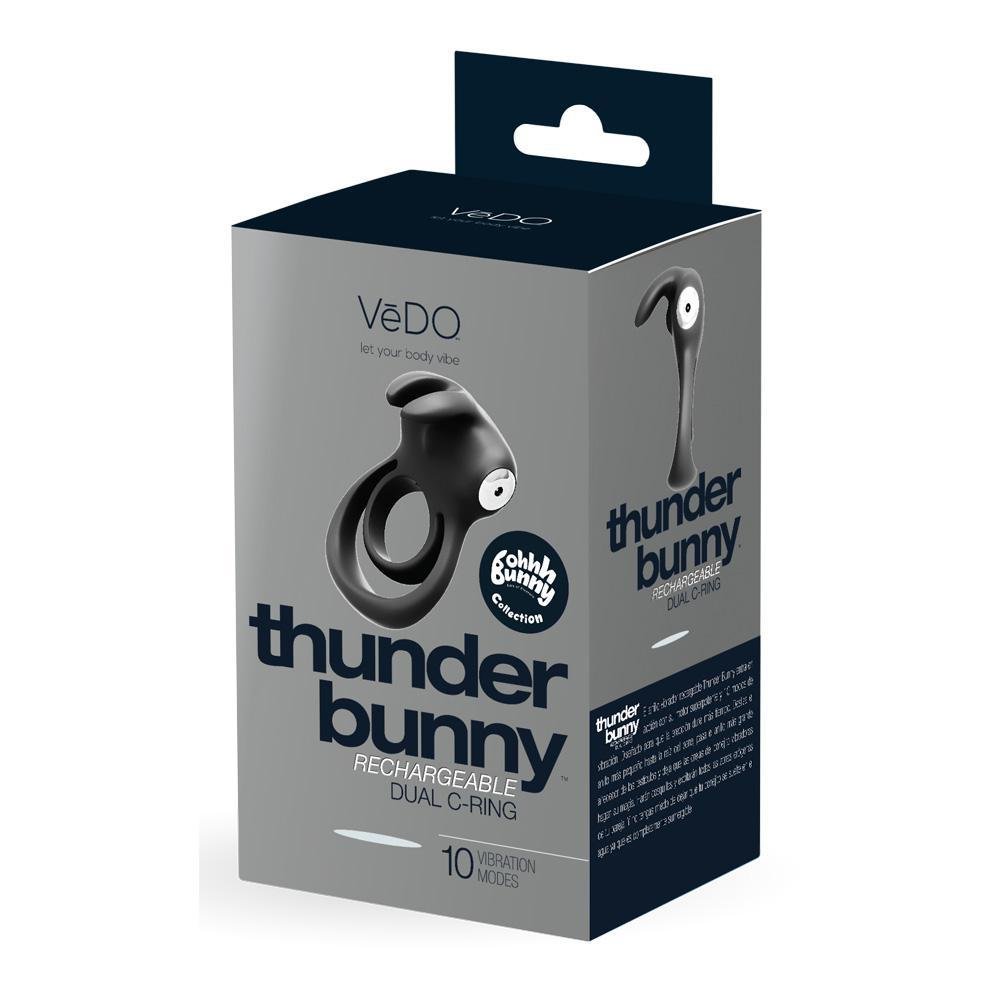 Vedo Thunder Bunny Rechargeable Dual Ring - Temptations