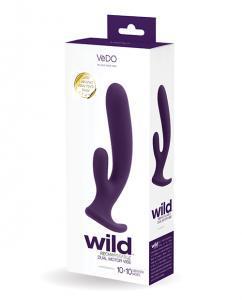 VEDO WILD RECHARGEABLE DUAL VIBE PURPLE - Temptations