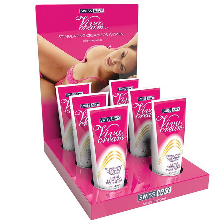 Viva Cream 2oz Display Of 6 - Temptations
