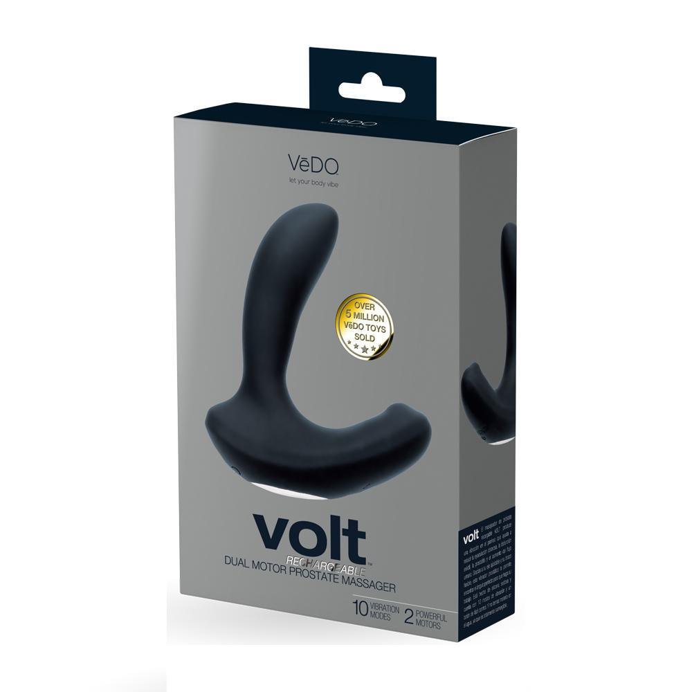 Volt Rechargeable Prostate Vibe Black - Temptations