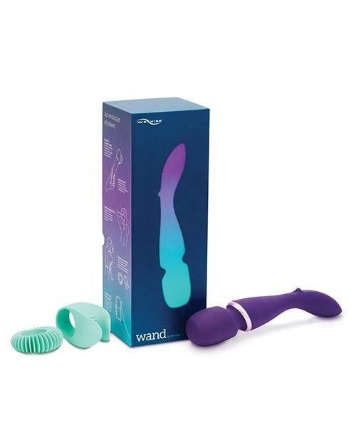 We - Vibe Wand w/Two Attachments - Purple - Temptations