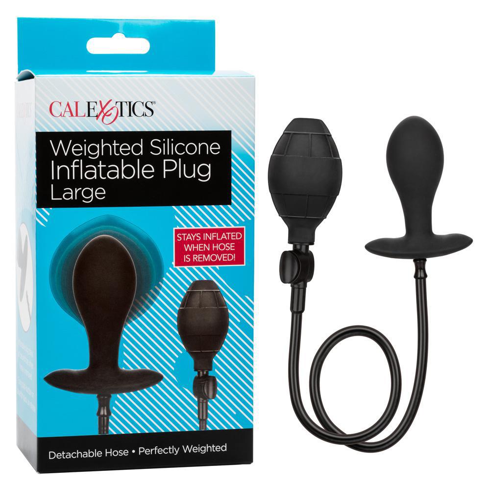 Weighted Silicone Inflatable Plug Large - Temptations