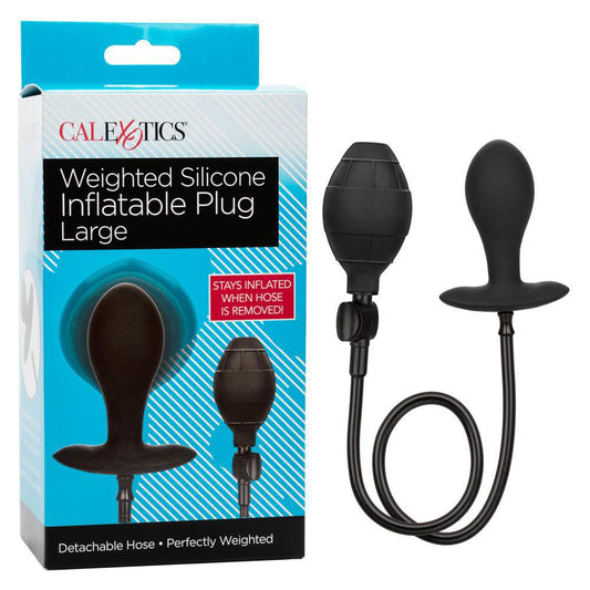 Weighted Silicone Inflatable Plug Large - Temptations