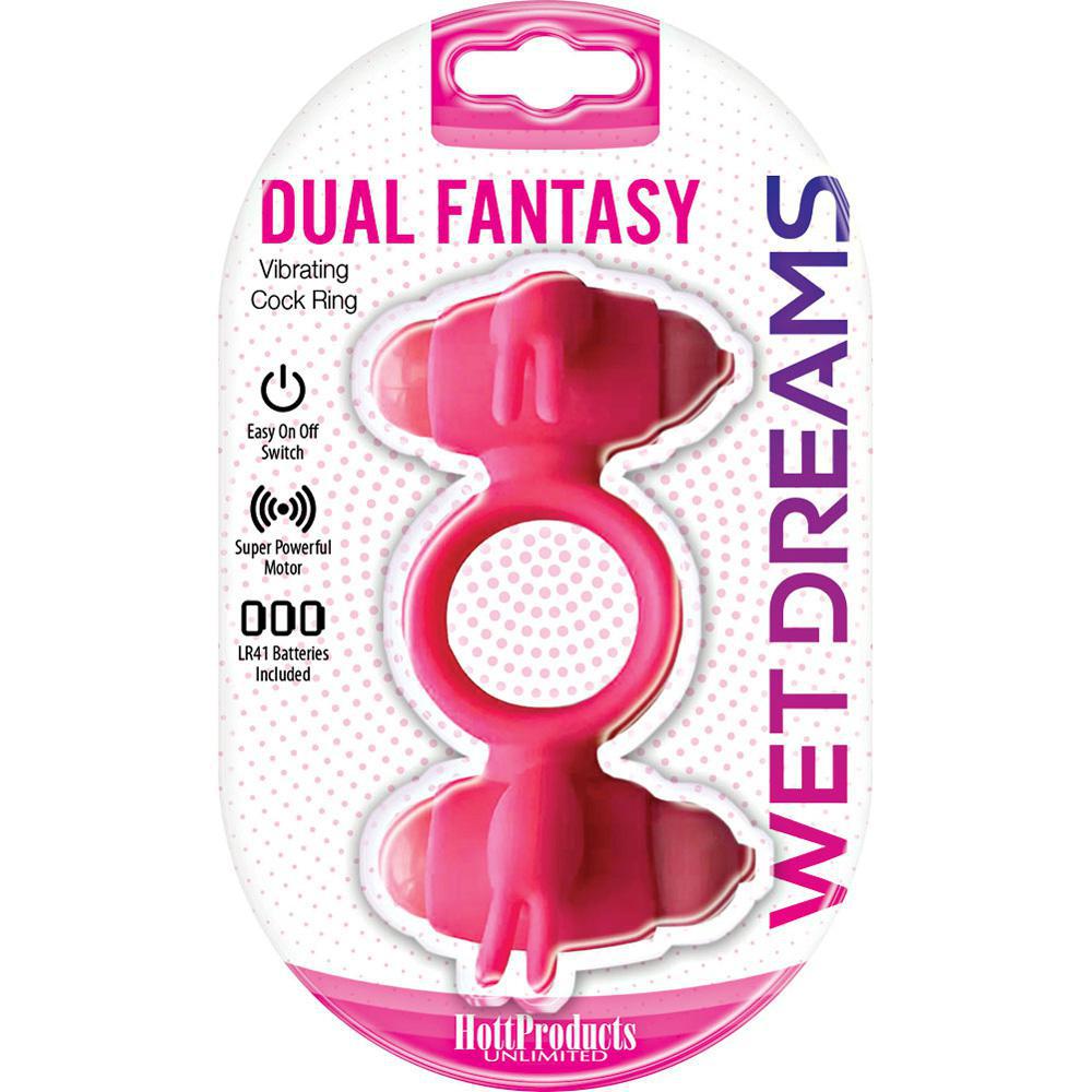 Wet Dreams Dual Fantasy Cock Ring - Temptations