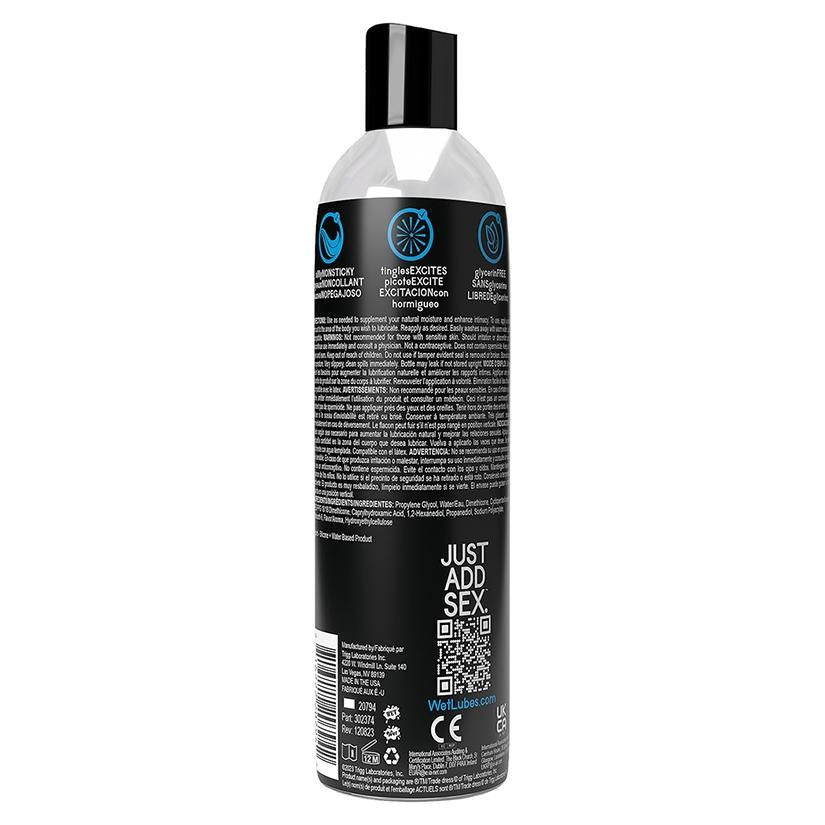Wet Extra Sensations Tingling Water / Silicone Blend Based Lubricant 4oz - Temptations