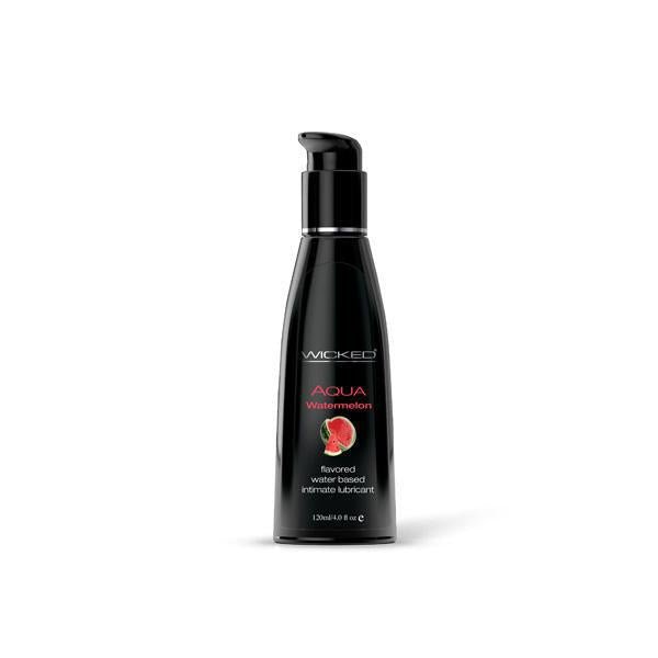 Wicked Sensual Care Aqua Waterbased Ludricant - 4 oz Watermelon - Temptations