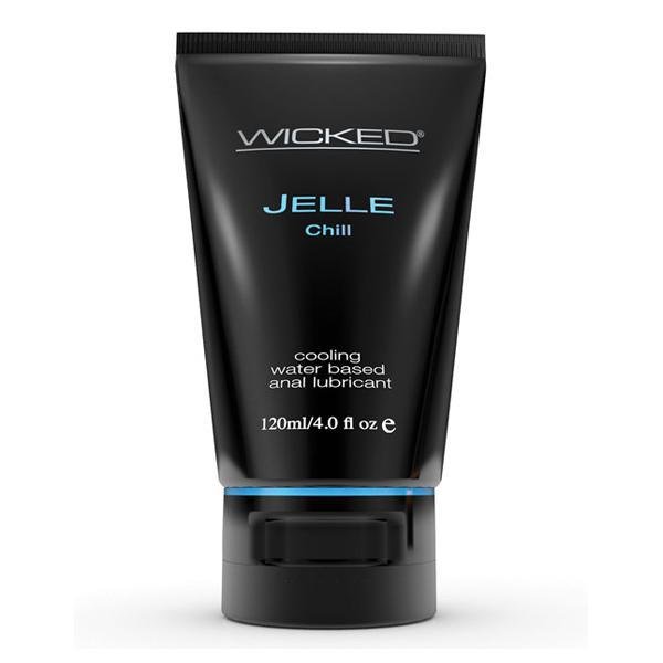 Wicked Sensual Care Jelle Cooling Waterbased Anal Gel Lubricant - 4 oz - Temptations