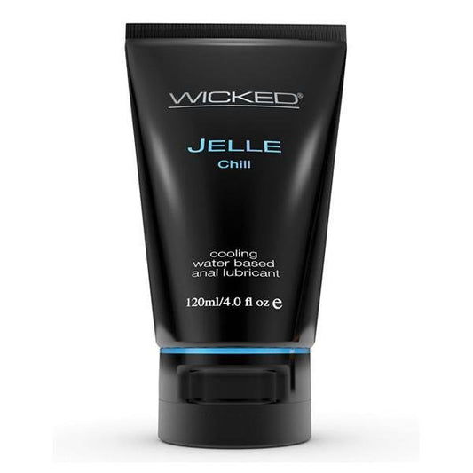 Wicked Sensual Care Jelle Cooling Waterbased Anal Gel Lubricant - 4 oz - Temptations