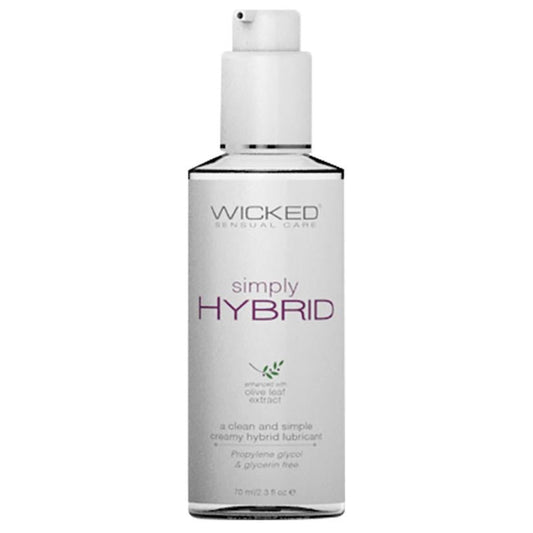 Wicked Sensual Care Simply Hybrid Lubricant - 2.3 oz - Temptations