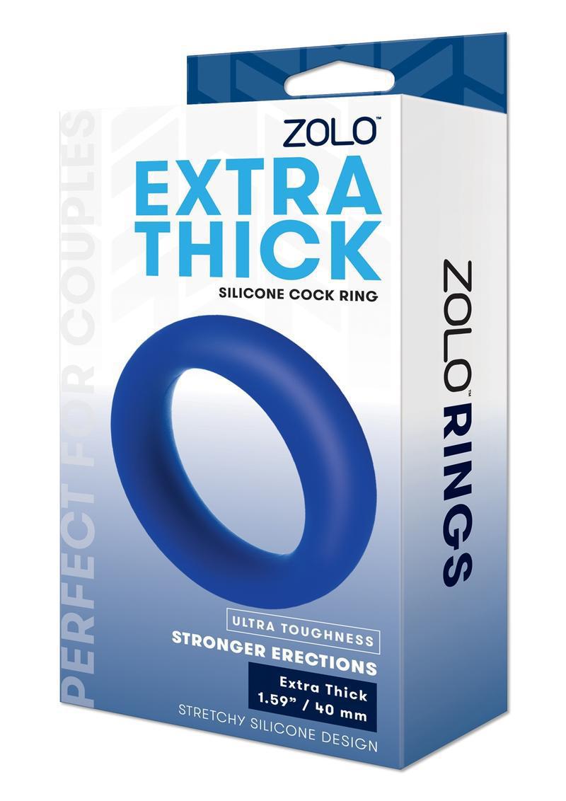 ZOLO EXTRA THICK SILICONE COCK RING - Temptations