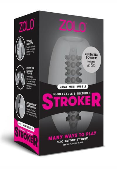 ZOLO MINI STROKER DOME GREY - Temptations